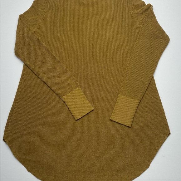 Natural Reflections Mustard Knit Hi/LoTunic W LG - Picture 13 of 14